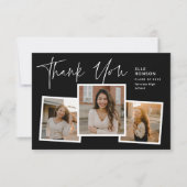 Het moderne Manuscript Afstuderen het Afstuderen v Bedankkaart (Voorkant)