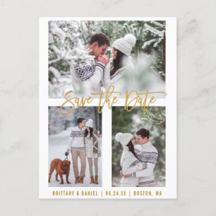 Het moderne Manuscript van de Borstel sparen Datum Briefkaart