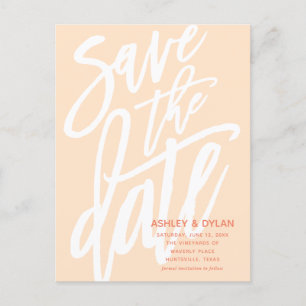 Het moderne Manuscript van de Borstel sparen de Pe Aankondigingskaart