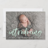 Het moderne Manuscript van de Borstel van de Munt  Aankondiging (Voorkant)