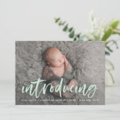 Het moderne Manuscript van de Borstel van de Munt  Aankondiging (Staand voorkant)