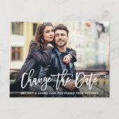 Het moderne Manuscript van de Borstel verandert de Briefkaart (Voorkant)