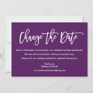 Het moderne Manuscript van de Borstel verandert de Save The Date