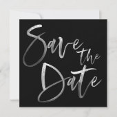 Het moderne Manuscript van de Calligrafie van de B Save The Date (Voorkant)