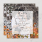 Het moderne menu van het Tint-jansbroodje van de F (Voorkant / Achterkant)