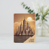 Het moderne New York Briefkaart (Staand voorkant)