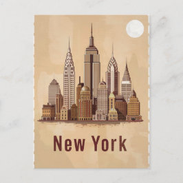 Het moderne New York Briefkaart