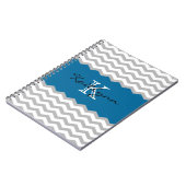 Het moderne Notitieboekje van het Monogram van het Notitieboek (Linkerzijde)