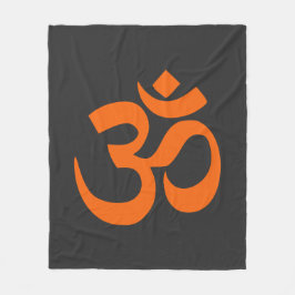 Het moderne Oranje OM Fleece Deken