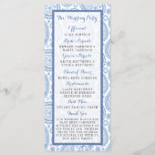 Het moderne Paisley Wedding Collectie - Blauw Programma (Achterkant)