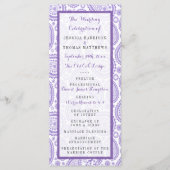 Het moderne Paisley Wedding Collectie - Paars Programma (Voorkant)