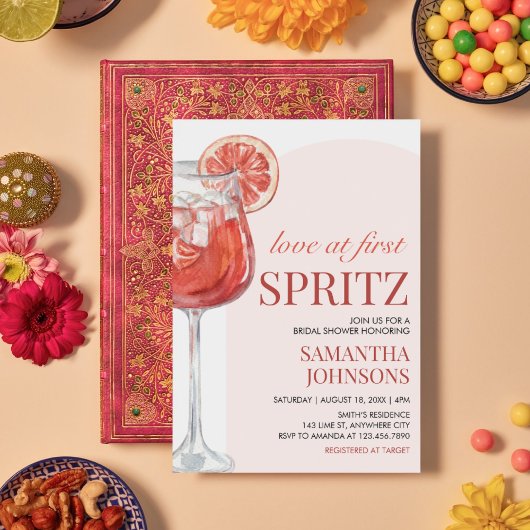 Het moderne Pomelo Cocktail Vrijgezellenfeest Kaart