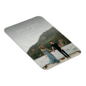 Het moderne Schrijven sparen de Witte Datum Magnet Magneet (Rechterzijde)