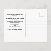 Het moderne technische Afstuderen Sunset Modern Briefkaart (Achterkant)