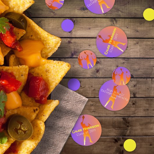 Het moderne technische Afstuderen Sunset Modern Confetti