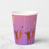 Het moderne technische Afstuderen Sunset Modern Papieren Bekers (Rechts)