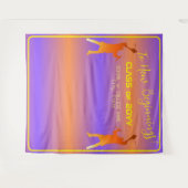 Het moderne technische Afstuderen Sunset Modern Wandkleed (Voorkant (horizontaal))