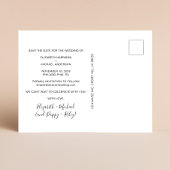 Het moderne Verloving van de Foto van het Pet spar Aankondigingskaart