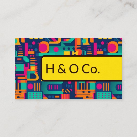 Het moderne Visitekaartje van de Webtechnologie QR (Voorkant)