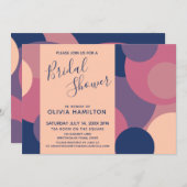 Het moderne Vrijgezellenfeest met kleurrijke cirke Kaart (Voorkant / Achterkant)