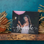 Het moderne Witte Manuscript Afstuderen het Afstud Fotoplaat (Zijkant)