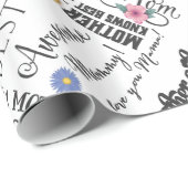 Het moederdag u is Nr 1 de Beste Mama van het Cadeaupapier (Rol Hoek)