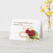 Het Moederdag van de schoonmoeder Kaart (Gele Bloem)