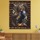 Het Moederland Afrika Canvas Afdruk (Insitu (Woonkamer))