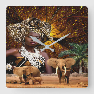 Het Moederland Vierkante Klok