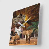 Het Moederland Vierkante Klok (Hoek)