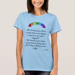 Het moeilijkste deel van het verhogen van kinderen t-shirt