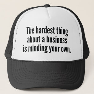 Het moeilijkste ding trucker pet
