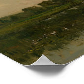 Het moeras (1871) Charles Francois Daubigny Poster (Hoek)