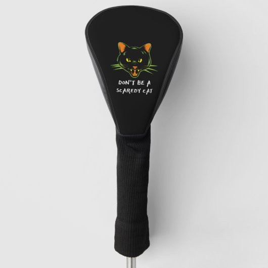 Het moet een schokkat zijn. golfheadcover (Voorkant)