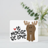 HET MOET LIEFDE ZIJN FEESTDAGENKAART (Staand voorkant)