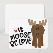 HET MOET LIEFDE ZIJN FEESTDAGENKAART (Voorkant / Achterkant)