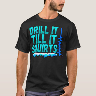 Het moet tot het uitviert... grappige ijskap Vist T-shirt