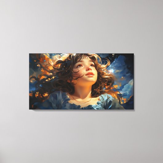 Het moment dat alles verandert canvas afdruk (Voorkant)