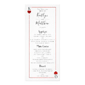 Het Monogram het Spelen Menu van het Collectie van (Voorkant)