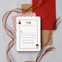 Het Monogram Kaart Wedding Collectie RSVP
