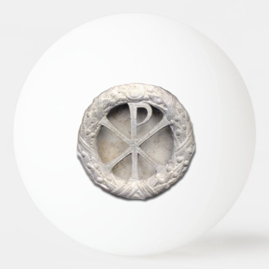 Het monogram van Christus Pingpongballen (Voorkant)