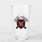 Het Monogram van de geoloog met Rotshamer Glas