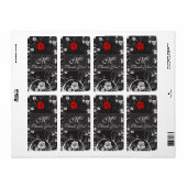 Het Monogram van de schemer dankt u Verschepend Etiket (Full Sheet)