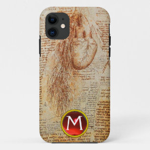 Het monogram van het hart en de Bronchiale Arterie iPhone 11 Hoesje