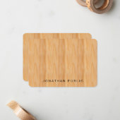 Het Monogram van het Manuscript van het Hand van d Notitiekaartje (Voorkant / Achterkant in situ)