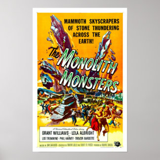 Het Monolith Monsters  Movie Poster