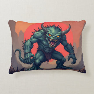 Het Monster Green Pillow Accent Kussen