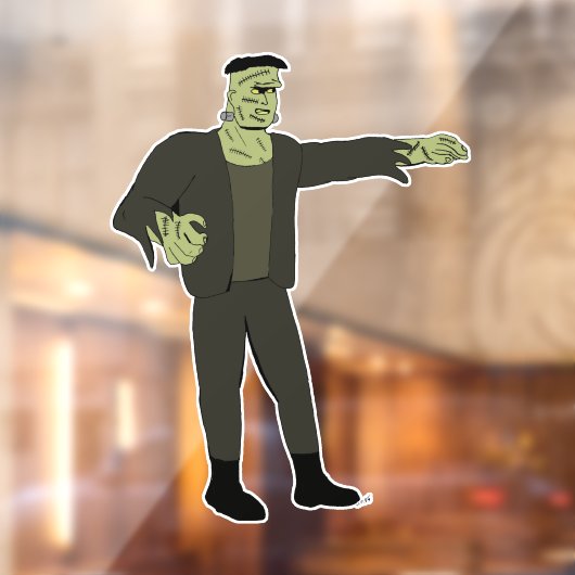 Het monster raamsticker (Vel 2)