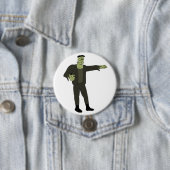 Het monster ronde button 7,6 cm (In situ)