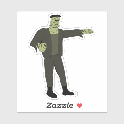 Het monster sticker (Vel)